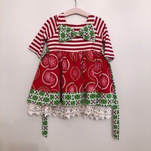 Beautiful Christmas Dress Holiday Dress Boutique Christmas Outfit Santa Photo